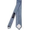 Dusty Blue Silk Twill Skinny Mens Tie