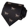 Navy Dog Silk Classic Men's Tie