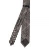 Light Grey Check Tweed Skinny Boys Tie