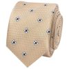Gold Petal Skinny Men's Tie