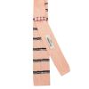 Pink Stripe Knitted Skinny Men's Tie