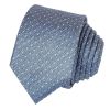 Blue Polka Dot Skinny Men's Silk Tie