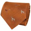 Orange Dog and Pheasant Classic Men's Tie