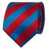 Red and Blue Striped Classic Men's Tie