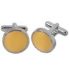 Plain Caramel Cufflinks