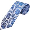 Royal Blue Paisley Classic Men's Tie and Pocket Square Set