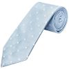 Light Blue Large White Spot Classic Men's Tie