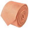 Coral Textured Skinny Tie