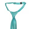 Pre Tied Tiffany Blue Satin Boys Tie Age 4-7