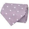 Light Mauve Large White Spot Classic Men's Tie