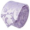 Lavender Floral Skinny Boys Tie