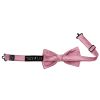 Pre Tied Dusty Pink Satin Boys Bow Tie Age 8-11