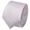 Plain Lilac Textured Silk Skinny Boys Tie