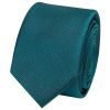 Teal Silk Twill Skinny Mens Tie