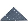 Navy Large White Spot Pocket Square