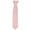 Pre Tied Dusty Rose Silk Boys Tie Age 4-7