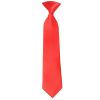 Pre Tied Coral Pink Satin Boys Tie Age 4-7