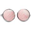 Light Pink Paisley Cufflinks 