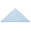 Plain Light Blue Silk Pocket Square