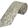Dusty Sage Floral Classic Men's Tie and Pocket Square Set
