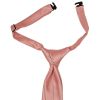 Pre Tied Plain Rose Gold Satin Boys Tie Age 4-7