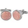 Rose Gold Paisley Cufflinks