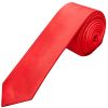 Plain Coral Pink Satin Boys Tie
