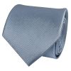 Dusty Blue Silk Twill Classic Men's Tie and Pocket Square Set