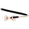 Plain Blush Handmade Mens Bow Tie
