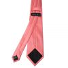 Plain Light Coral Pink Satin Classic Men's Tie