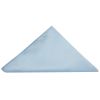 Plain Light Blue Satin Classic Men's Tie Pocket Square Set