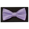 Plain Lavender Handmade Mens Bow Tie
