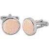 Light Peach Paisley Cufflinks
