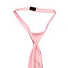 Pre Tied Blush Pink Satin Boys Tie Age 4-7