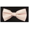 Blush Pink Textured Silk Men's Bow Tie