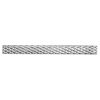 Silver Textured Metal Bar Tie Clip