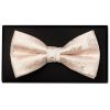 Nude Paisley Handmade Mens Bow Tie