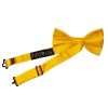 Pre Tied Bright Yellow Boys Bow Tie Age 18 Months-3 Years
