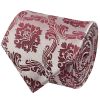 Burgundy Red Paisley Classic Men's Tie