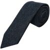 Mens Blue Herringbone Classic Tie and Pocket Square Set