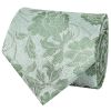 Green Flower Classic Men's Tie