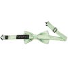 Pre Tied Pale Mint Satin Boys Bow Tie Age 4-7