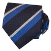 Navy with Royal Blue Stripe Classic Men's Tie