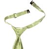 Pre Tied Sage Green Paisley Boys Tie Age 4-7