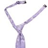 Pre Tied Lilac Paisley Boys Tie Age 4-7