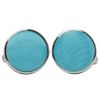 Plain Turquoise Cufflinks