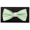 Pale Mint Handmade Mens Bow Tie