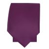 Plain Plum Satin Skinny Boys Tie