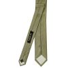 Khaki Silk Twill Skinny Men's Tie and Pocket Square Set
