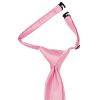 Pre Tied Blush Pink Twill Silk Boys Tie Age 4-7